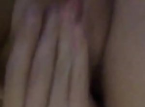 Sexy bitch fingering pussy- masturbating