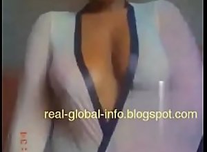 Beautiful Busty Nigerian girl goes naked while