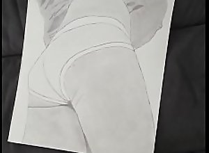 Erotic Art 1 - sketch of my sexy ass