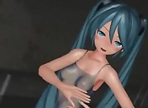 Hatsune Miku mmd sexy dance animatio