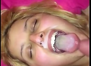 cum in teens mouth short clip