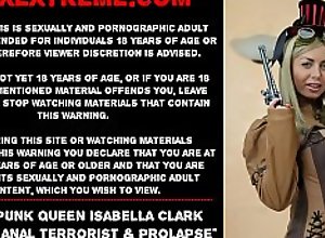 Steampunk queen Isabella Clark take red anal