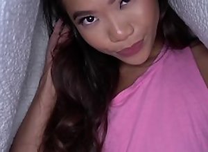 Hot Asian Sister Fucks Big Dick Brother in Pillow
