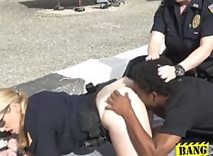 Black dude FORCED to rimjob officer's big white