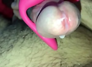 We-vibe orgasm with a little precum