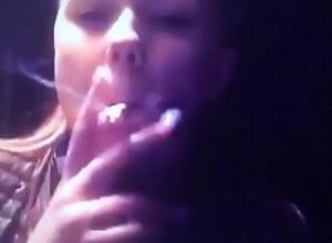 Swedish teen smokes  and xxx  spits 54 times