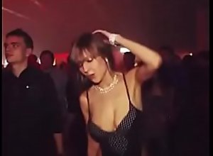 Hot Teen Euro Girl with Big Tits Dancing - Who is