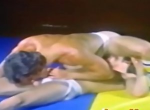 Classic young wrestlers need to try raw asshole