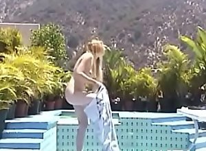 Aphrodisiac blonde Camille blows big boner