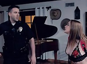 Cop Makes Angry Stepdad Spank Fucking CRAZY..