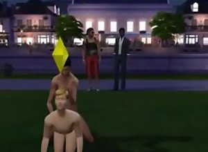 [Sims 4 ] Gay Fuck in the Garden
