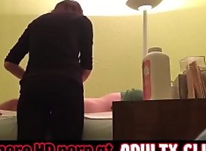 Hidden Cam At Wax Salon Girl Rubs Hard Dick Of