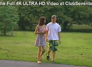 Awkward fuck after meeting in the park