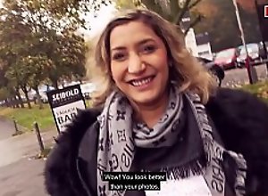 Deutsch Turkin macht Straßen Outdoor Sextreffen