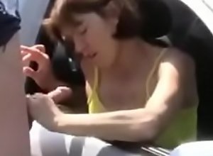 Wife PUBLIC DOGGING with A COMPLETE STRANGER TEEN