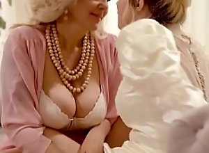 Lesbian MILF surprises her bride dauther with a