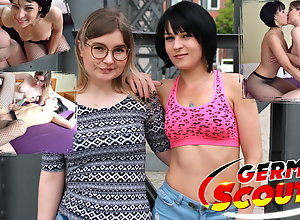 GERMAN SCOUT - CANDID BERLIN GIRLS’ FIRST