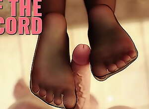 OFF THE RECORD #25 xxx Silky footjob, if that's