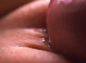 Macro video of frictions in great detail  Pussy in