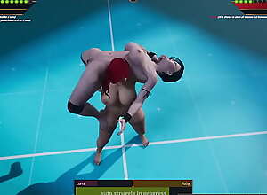 Luna VS Ruby (Naked Fighter 3D)