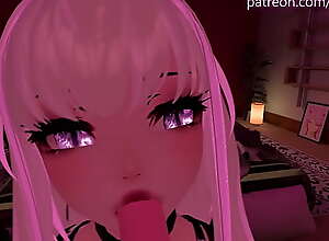 Beautiful POV Blowjob in VRchat - with Lewd