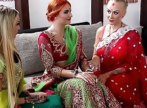 Pre-wedding indian bride rite (starring kay...