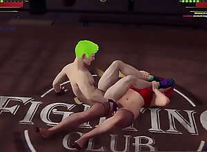 Joe Curr VS The Girlfriend (Naked Fighter 3D)