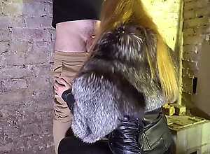 Ruda Cat mistress in action! Bounded and gave