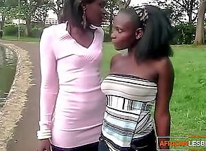Amateur African Lesbians Love Hot Wet Water Fun