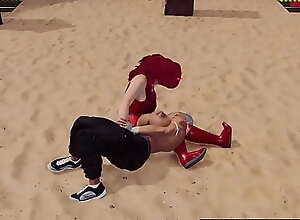 Ruby The K Kitten VS Diabla (Naked Fighter 3D)