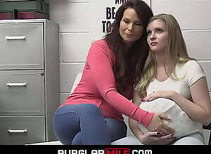 Busty Milf and Daughter are Brought to the Backroom by Security Officer After Suspecting Them of Trying to Steal Merchandise, Syren De Mer, Harlow West, Wrex Oliver