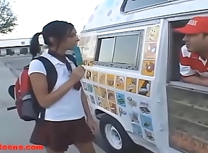 Gullibleteens porn video  icecream truck blonde short ha   
