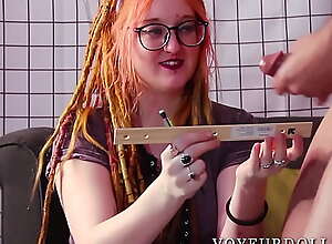 CFNM Lucy Measures and Draws a Penis