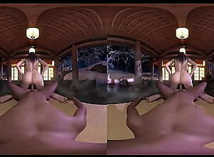Japanese big tits reversed cowgirl 3D VR pov