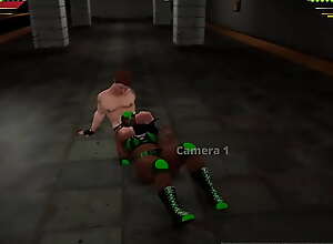 Jerle VS LuchaBelle (Naked Fighter 3D)