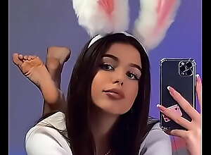 Z in the pose with rabbit ears