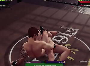 Nezakah VS Lord Jerle (Naked Fighter 3D)