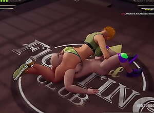 Karen Krash VS Nick (Naked Fighter 3D)