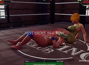 Furia VS Karen Krash (Naked Fighter 3D)