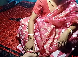 Red Saree Bengali Wife Fucked by Hardcore..