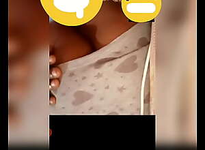 showing big tits on video call