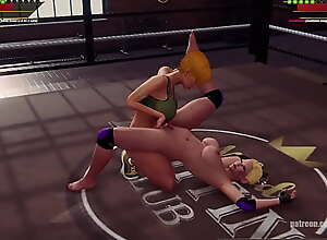 Karen Krash VS Christina (Naked Fighter 3D)