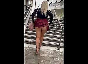 Tits and arse out in town
