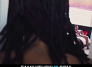 FamilyFuckUp porn video  - Beautiful Ebony Teenie