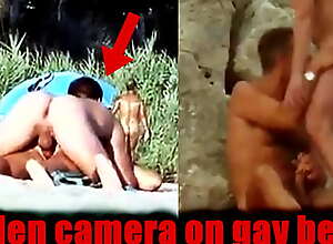 SPY CAM on A NUDE GAY BEACH!!! THE BEST MOMENTS!..
