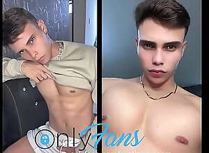 Twink in Bathroom shower sex for Exoticguys porn