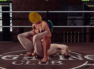 Joe Curr VS Lycy (Naked Fighter 3D)