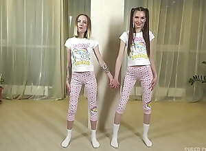 Two Petite Girls Goldie Small Ellis Baileys with