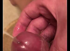 close up masturbation with 2 times cuming