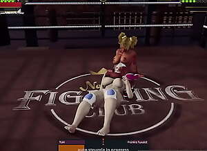 Yuki VS Frankie Fuxalot (Naked Fighter 3D)